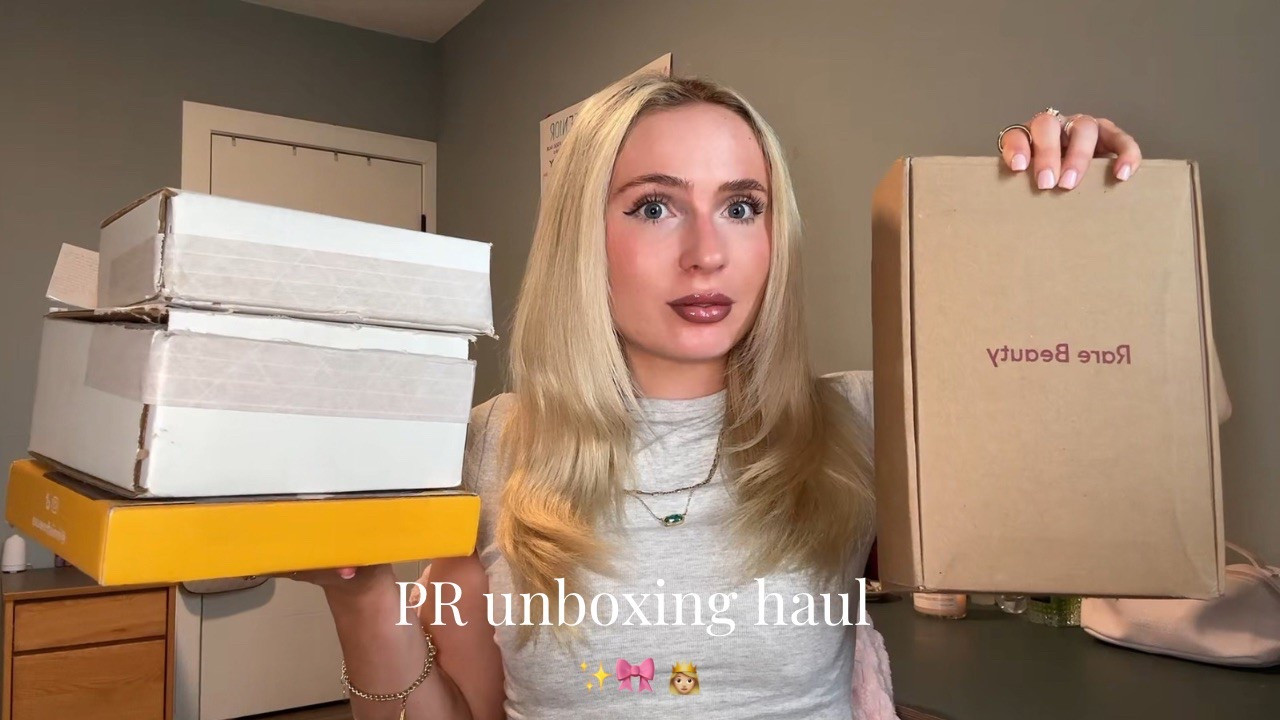 PR unboxing haul on YouTube @AugustaHaynes 🎀💅🏻✨ #pr #prhaul #prunboxing #LTKBeauty 