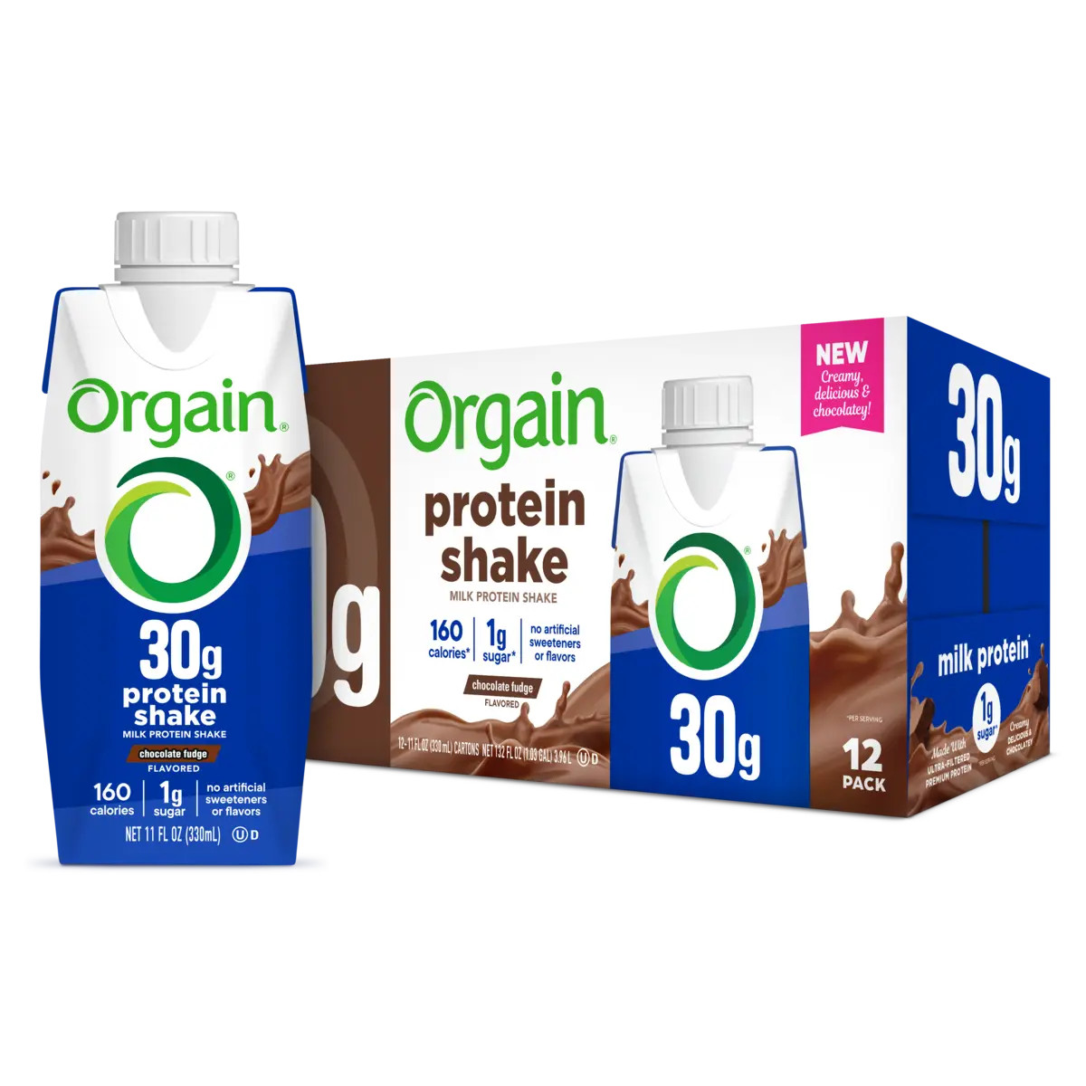 Chocolate Fudge Protein Shake 30g | Orgain | Orgain