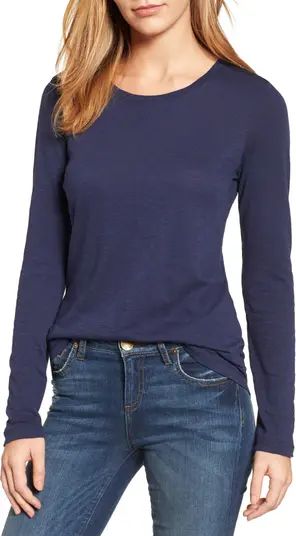 Caslon® Long Sleeve Crewneck T-Shirt | Nordstrom | Nordstrom