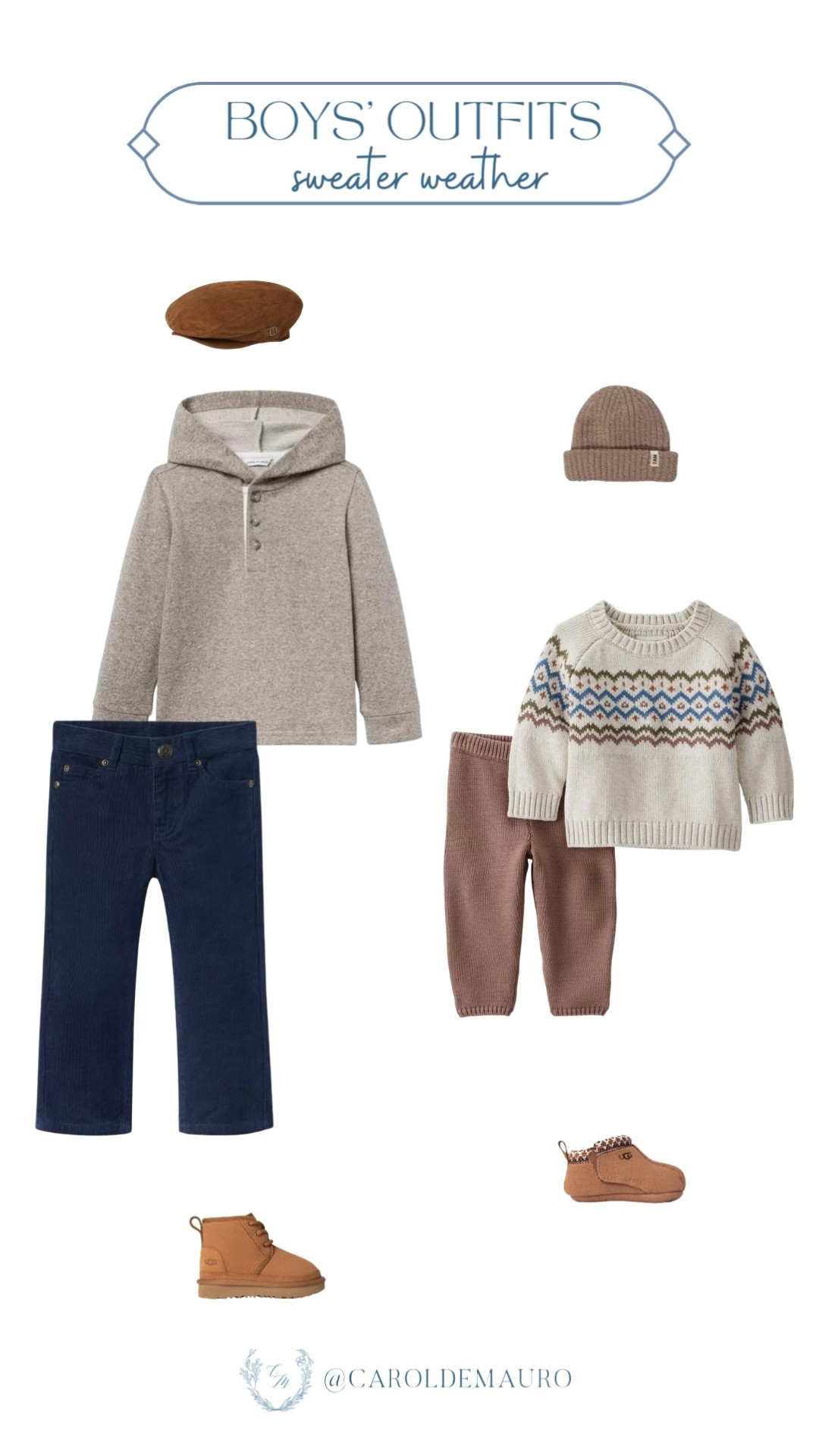 The best of both worlds for your kid's fall style! For the little ones in your life, you can achieve that perfectly cozy look with soft knits, cute hoodies, and essential boots!

UGG shoes, sweater weather, toddler fashion, boy style, neutral look, cozy vibes, fall outfit, autumn style

#LTKKids #LTKFamily #LTKStyleTip