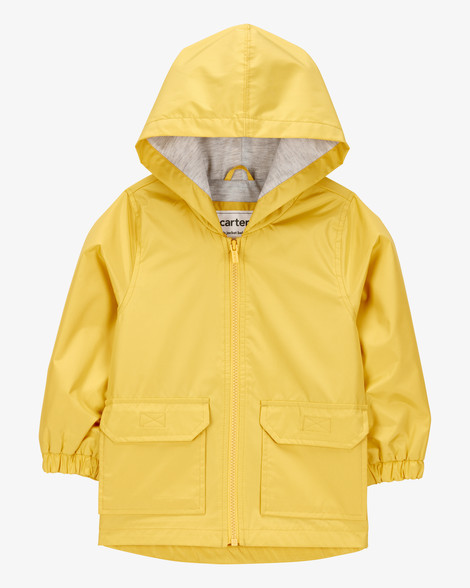 Carter's Toddler Boys Solid Rain Jacket - Yellow 2T Yellow | Carter's Inc