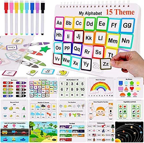 HAN-MM Preschool Montessori Toys with 8 Color Marker Toddler Toys for Kids Learning Toys Busy Boa... | Amazon (US)