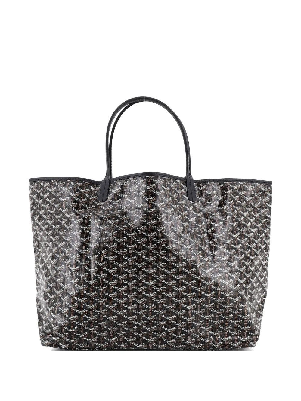 Goyard Pre-Owned Saint Louis Coated Canvas GM tote bag - Black | Farfetch Global