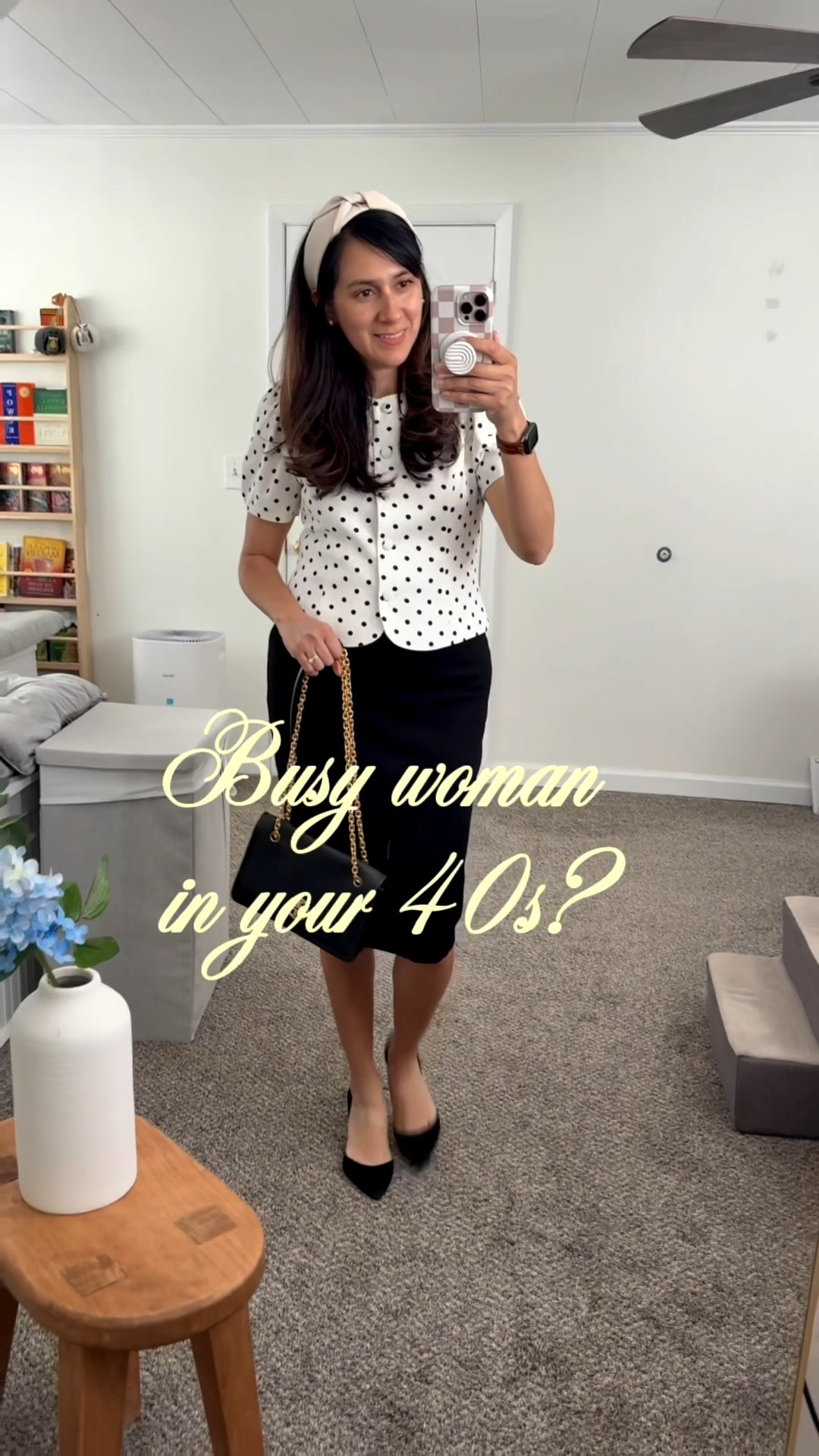 Work to weekend outfit idea 

Sharing how I styled this classic polkadot top + pencil skirt for a classic working girly-pop look, then I transition it for the weekend with a few simple swaps.

These are the kinds of pieces I reach for when I want something easy, feminine, and versatile.

#LTKstorytime #LTKvlog #LTKgrwm