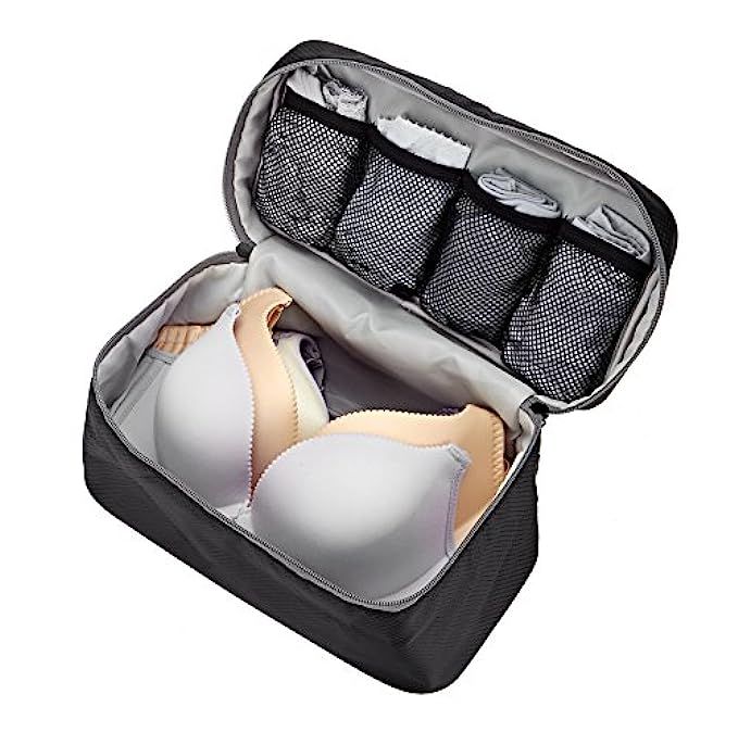 Packing Organizer Bra Underwear Storage Bag Travel Lingerie Pouch Toiletry Organizer Handbag Cosmeti | Amazon (US)
