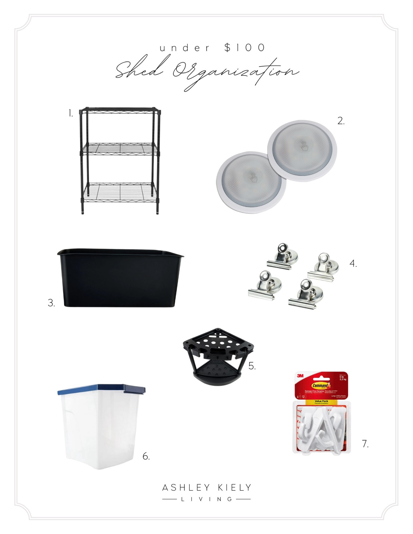 Shed organization for $100! 

#LTKMens #LTKSeasonal #LTKFindsUnder50