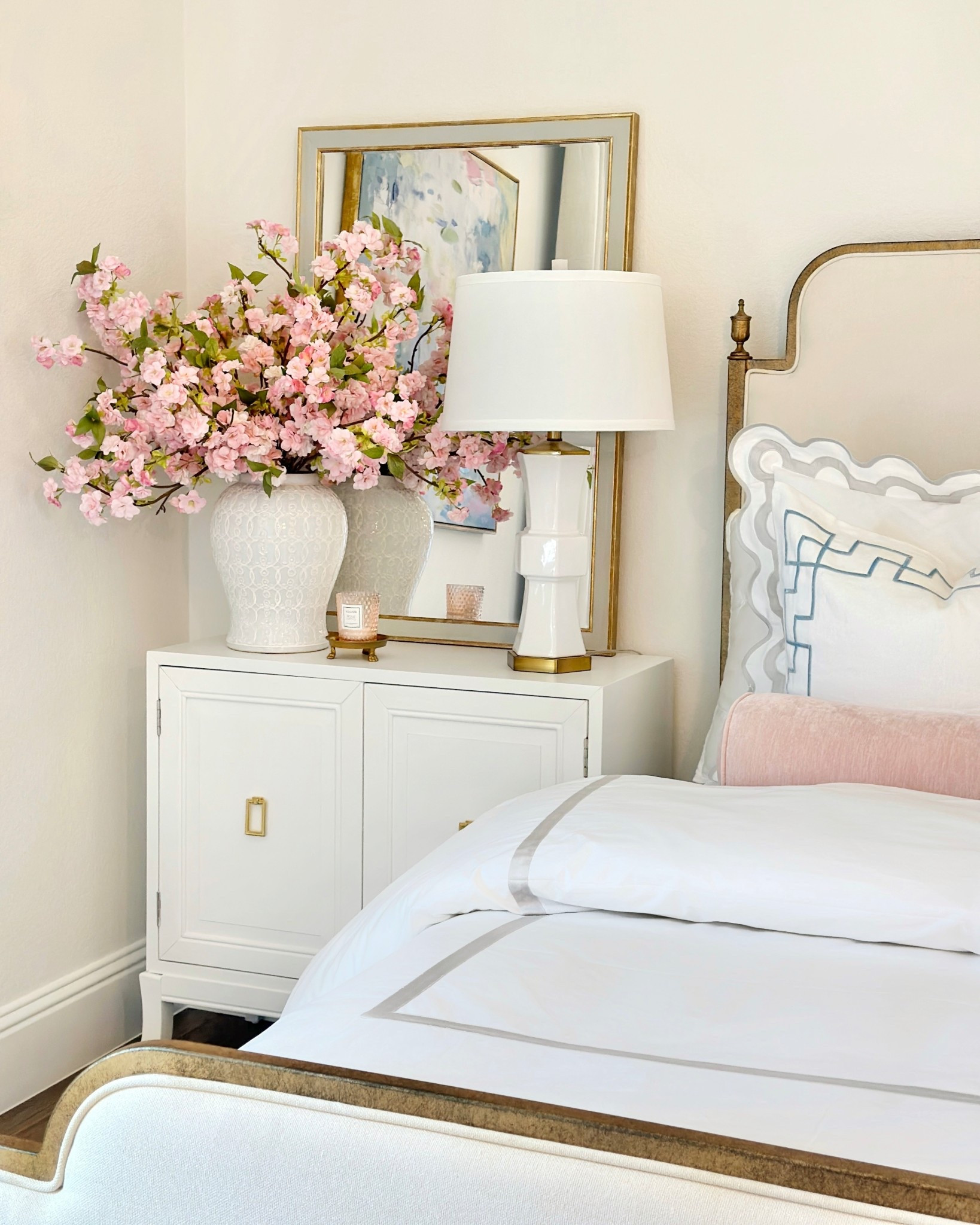 Spring bedroom 🌸 get 20% off Cherry blossoms right now! 