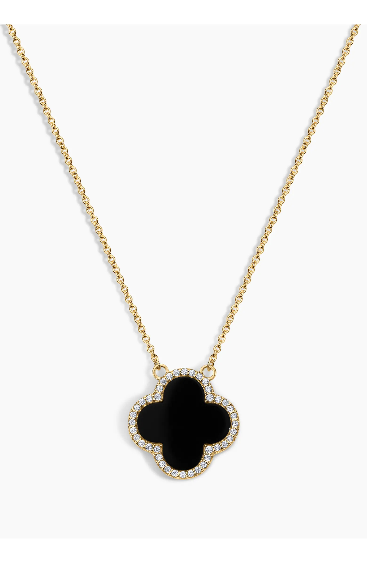 Electric Picks Icon Black Clover Necklace | Nordstrom | Nordstrom