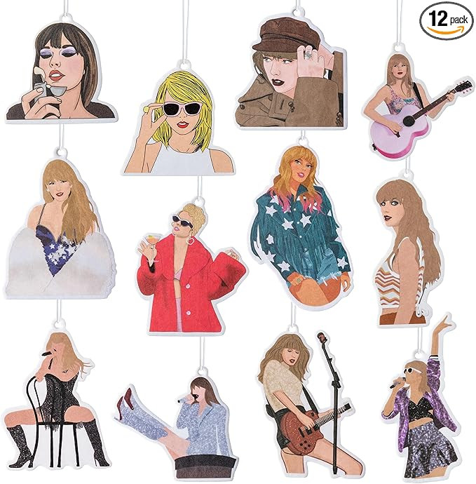 12Pcs Funny Taylor Car Air Freshener TS Eras Singer Taylor Hanging Air Freshener Fragrance Scente... | Amazon (US)