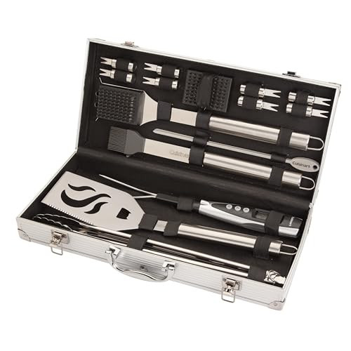 Cuisinart 20-Piece Deluxe Stainless Steel Grill Tool Set - CGS-5020 | Amazon (US)