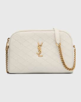 Saint Laurent Gaby Mini YSL Crossbody Bag in Quilted Leather | Neiman Marcus