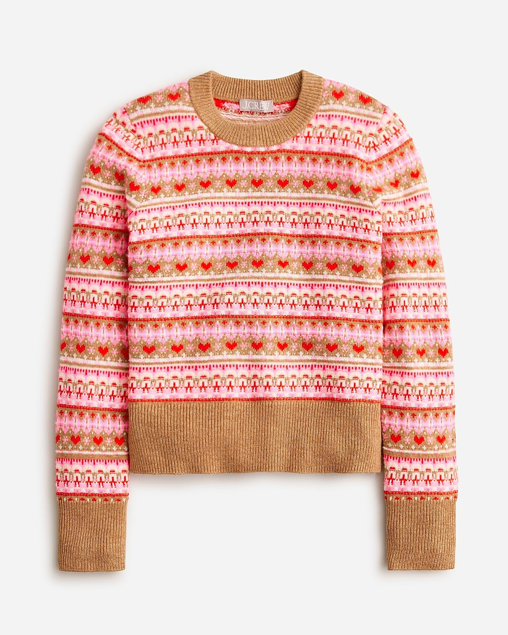 Shrunken Fair Isle crewneck sweater | J. Crew US