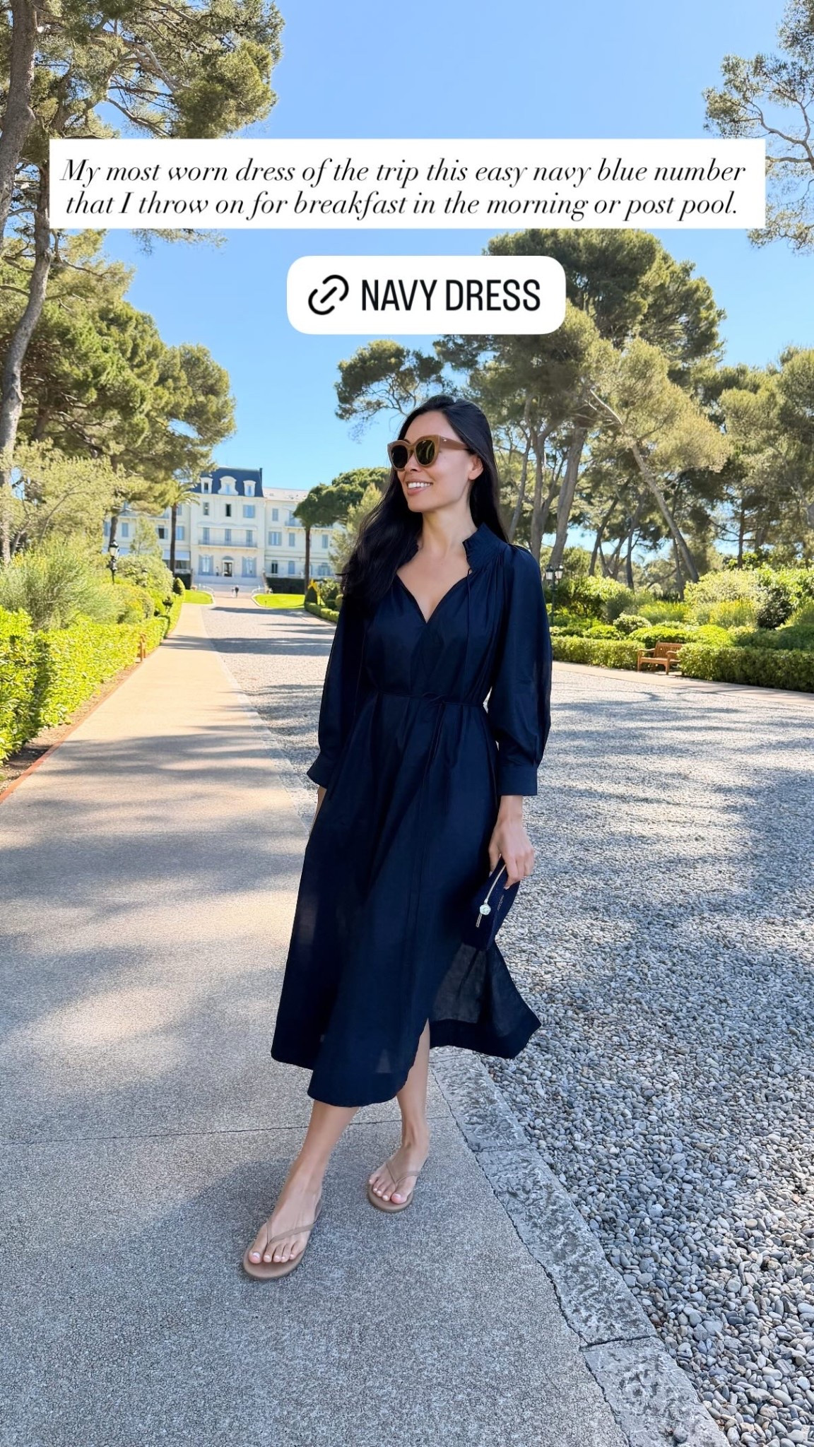 Wearing a size small. Navy dress, summer outfit, summer dress.

#LTKootd