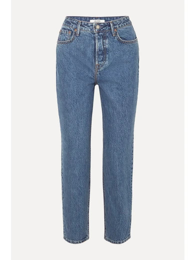 Devon hoch sitzende Jeans mit geradem Bein aus Bio-Denim | NET-A-PORTER (UK & EU)