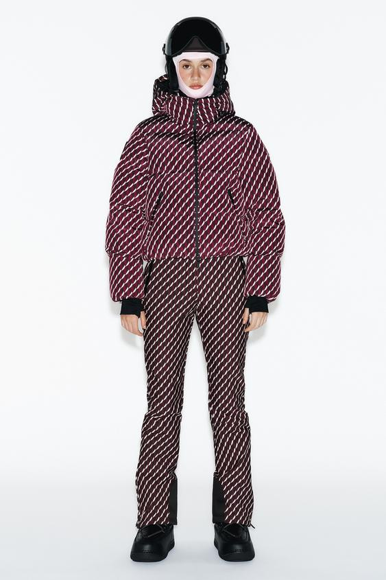 FLARE WATER-RESISTANT WINDPROOF RECCO® TECHNOLOGY SKI COLLECTION TROUSERS | Zara UK