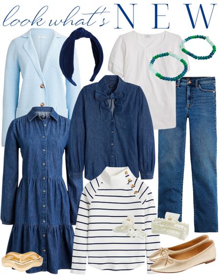 Classic preppy style! New arrivals that are extra good prices for a limited time! Blue and white early fall late summer outfit of the day, style idea, teacher outfit, mom outfit, simple outfit, casual outfit

#LTKsalealert #LTKunder50 #LTKstyletip