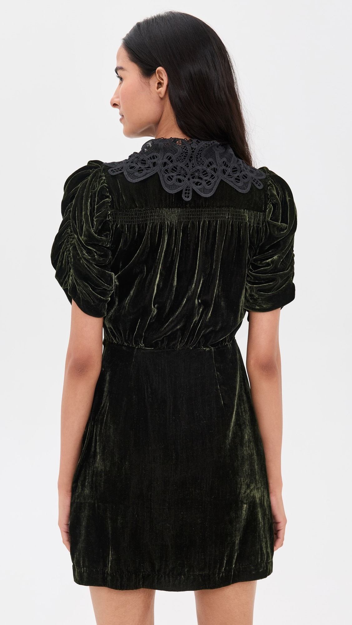 Norabelle Short Sleeve Velvet Mini Dress | Shopbop