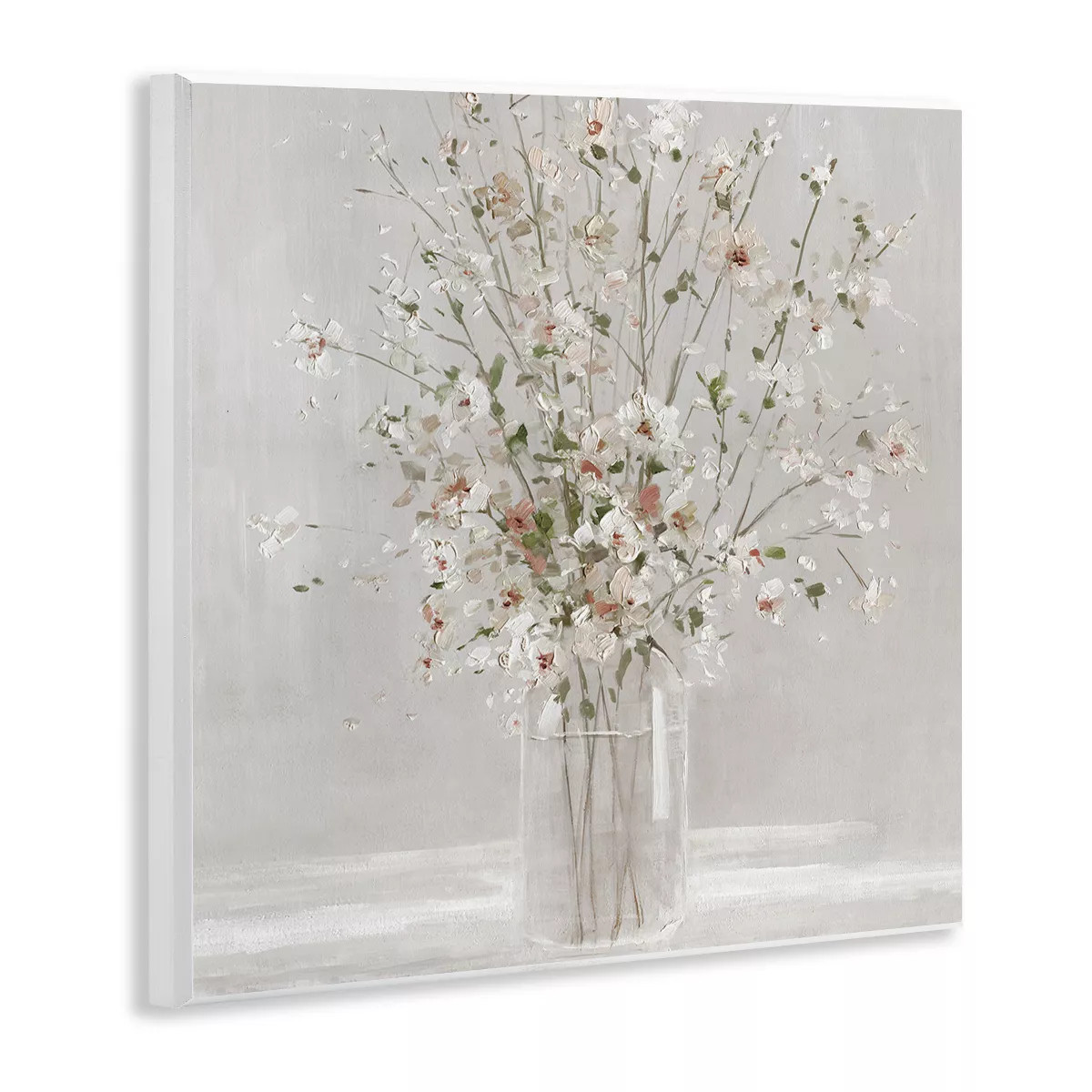 Stupell Industries Neutral Flower Vase Arrangement, 12" x 12" | Target