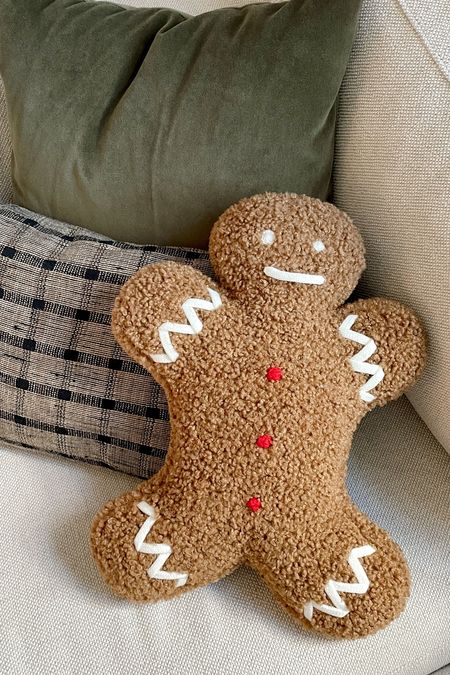 Cutest little gingerbread man pillow (my 3 year old is in love) 

#LTKhome #LTKSeasonal #LTKHoliday