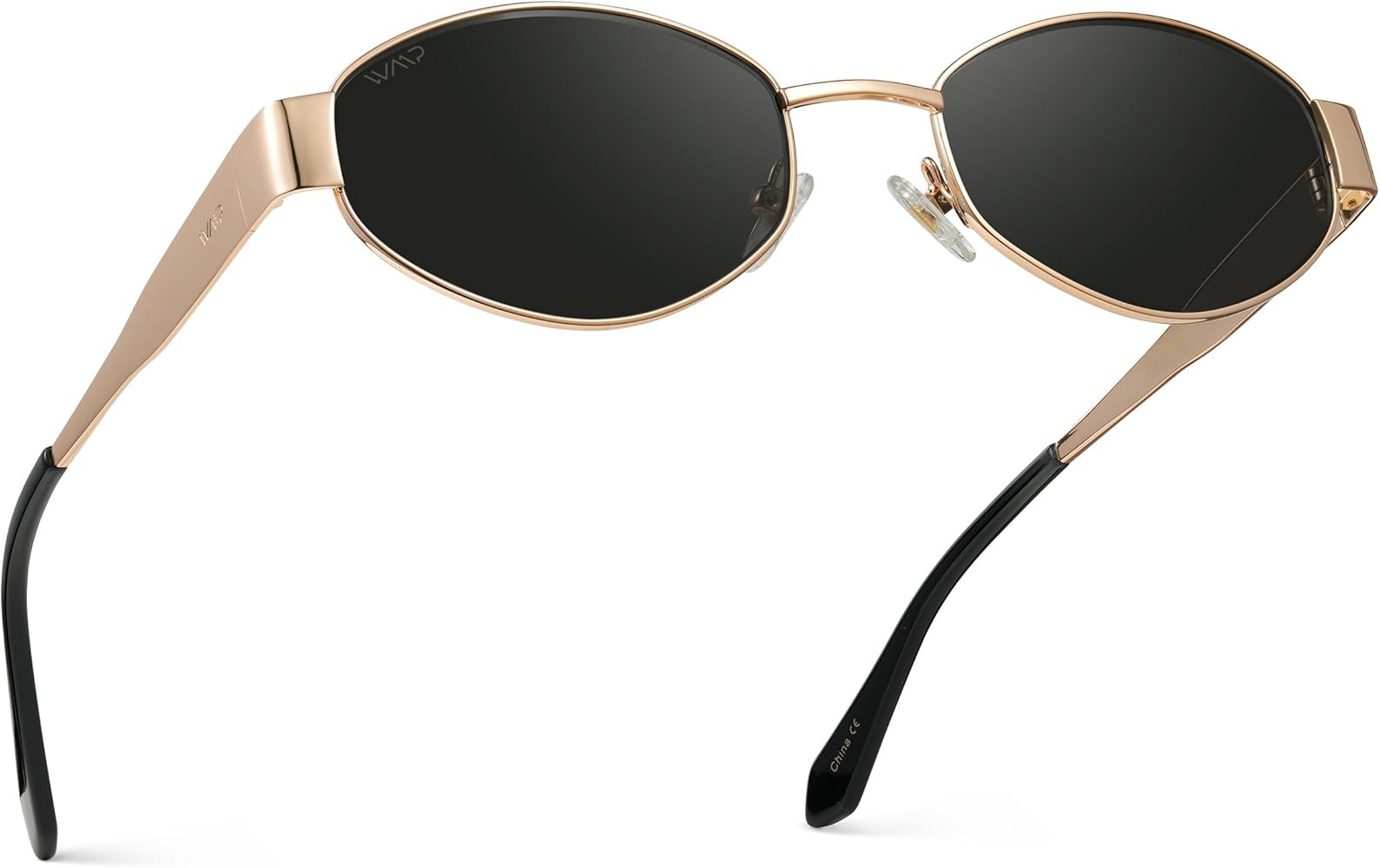 WearMe Pro Retro Oval Sunglasses for Women - Trendy Small Frame, 90s Inspired Fashion | Amazon (US)