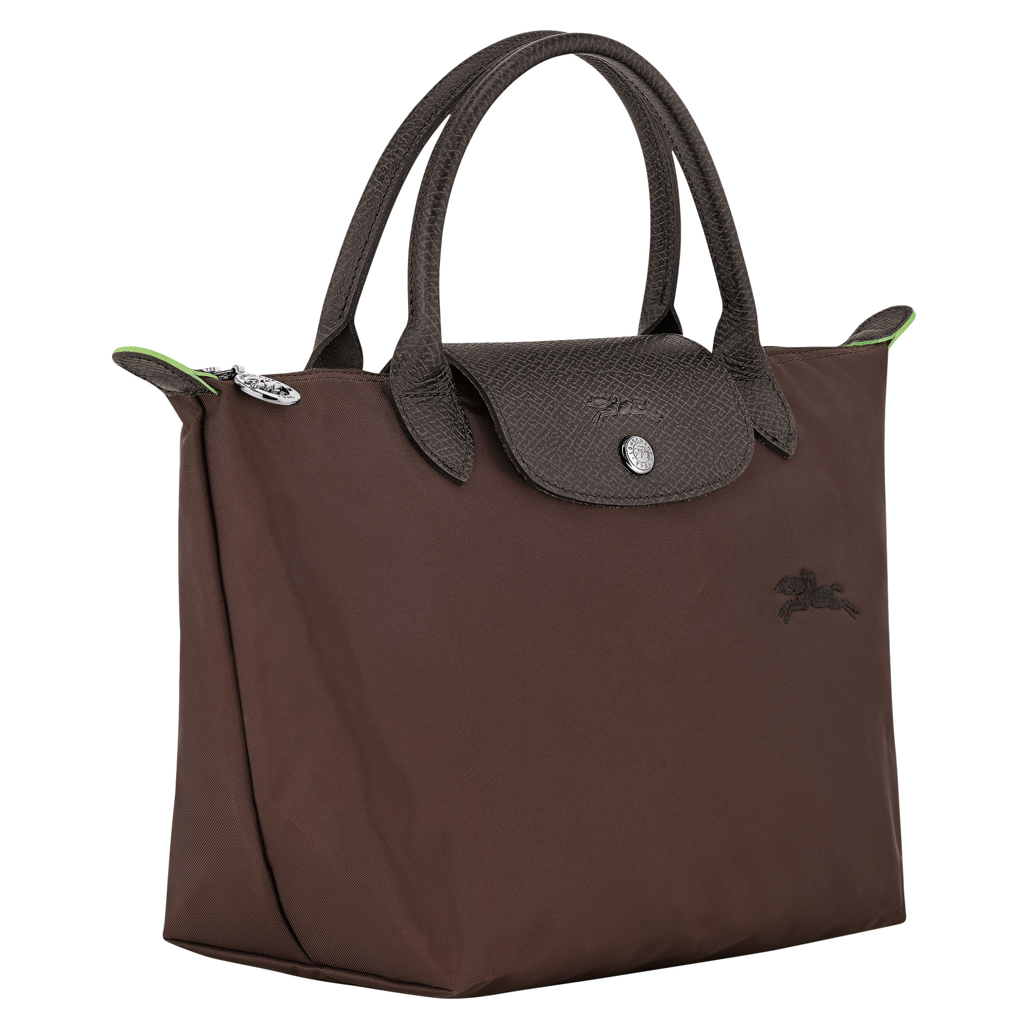 Le Pliage Green S Handbag Mocha - Recycled canvas | Longchamp US | Longchamp
