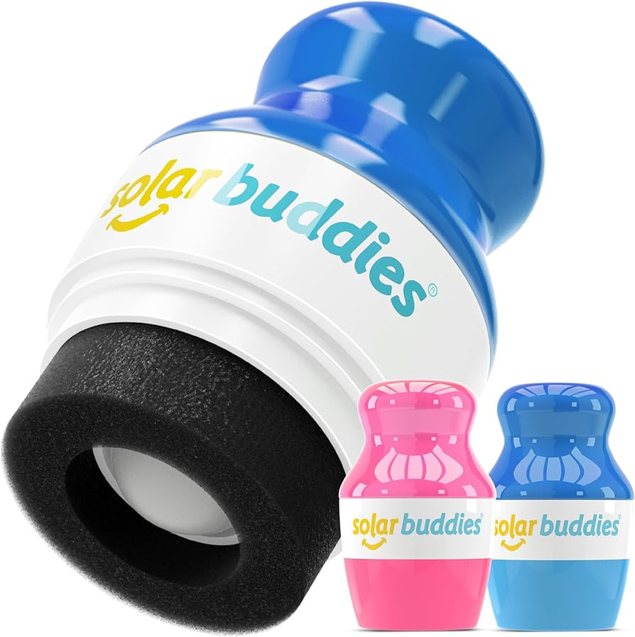 Solar Buddies Sunscreen Applicator - Pink & Green Duo - BPA-Free Refillable Roll on Sponge Sunscr... | Amazon (US)