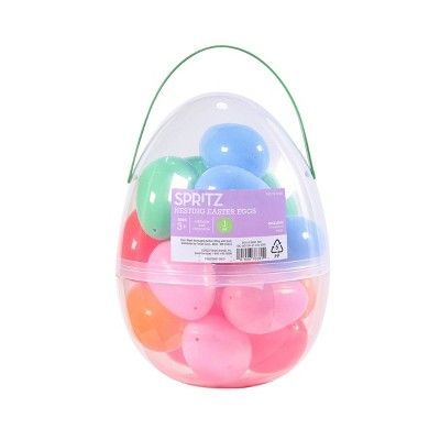 Plastic Eggs in Egg Nesting Easter Eggs Mixed Colors - Spritz™ | Target