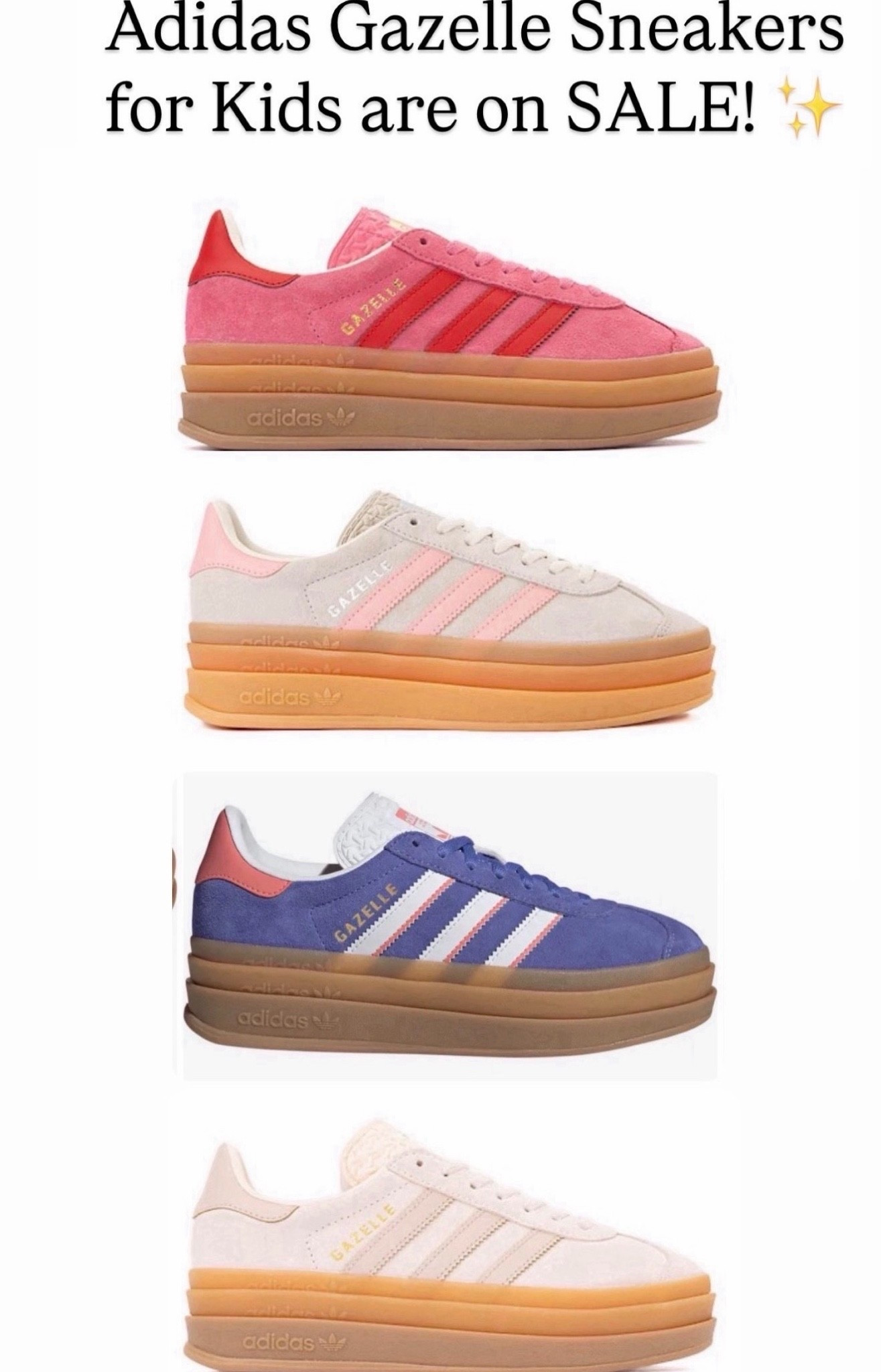 Adidas gazelle sneakers for girls

#LTKSaleAlert #LTKKids