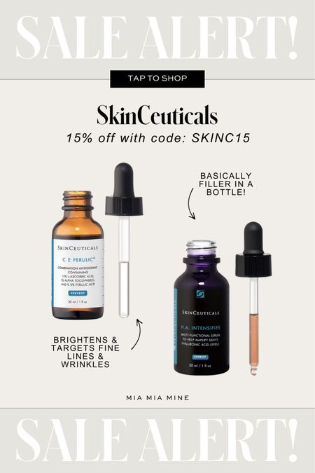 Skinceuticals on sale
Save 15% off with code SKINC15


#LTKBeauty #LTKSaleAlert