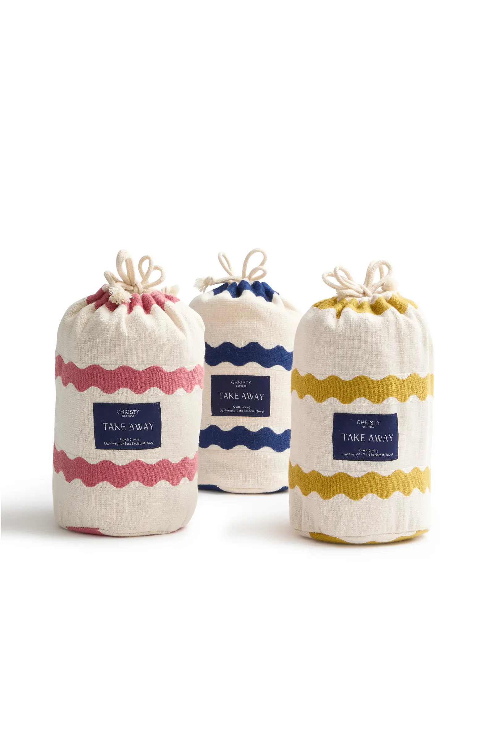 CHRISTY Takeaway Yarn-Dyed Striped Beach Towels | Nordstrom | Nordstrom