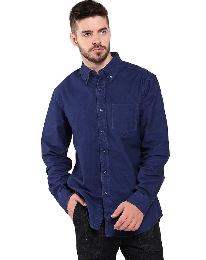 Seeksmile Men's Flannel Slim Fit Shirt | Amazon (US)