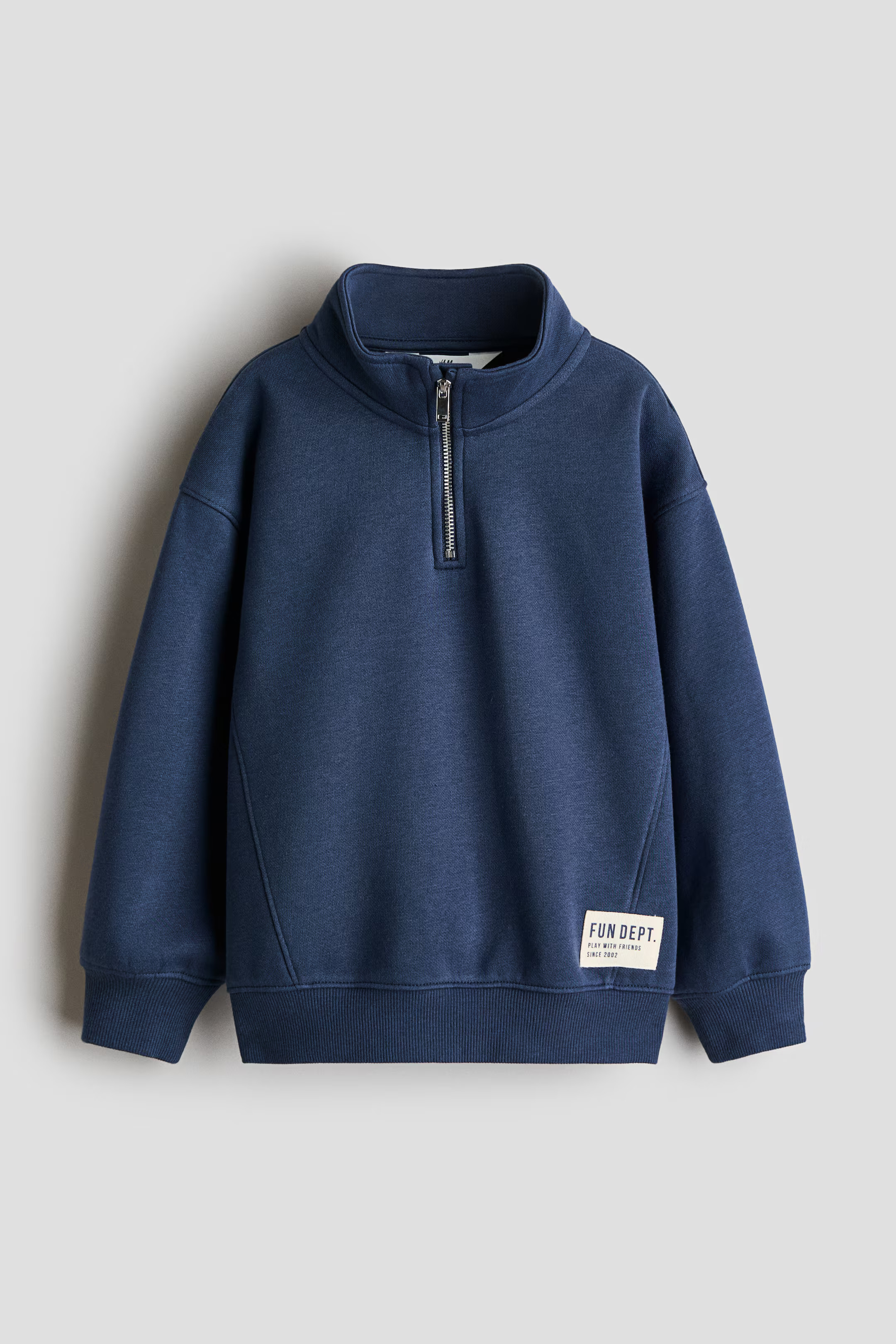 Half-Zip Brushed-Inside Sweatshirt | H&M (US, CA, MX)