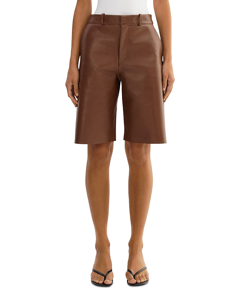 Lamarque Leather Bermuda Shorts | Bloomingdale's (US)