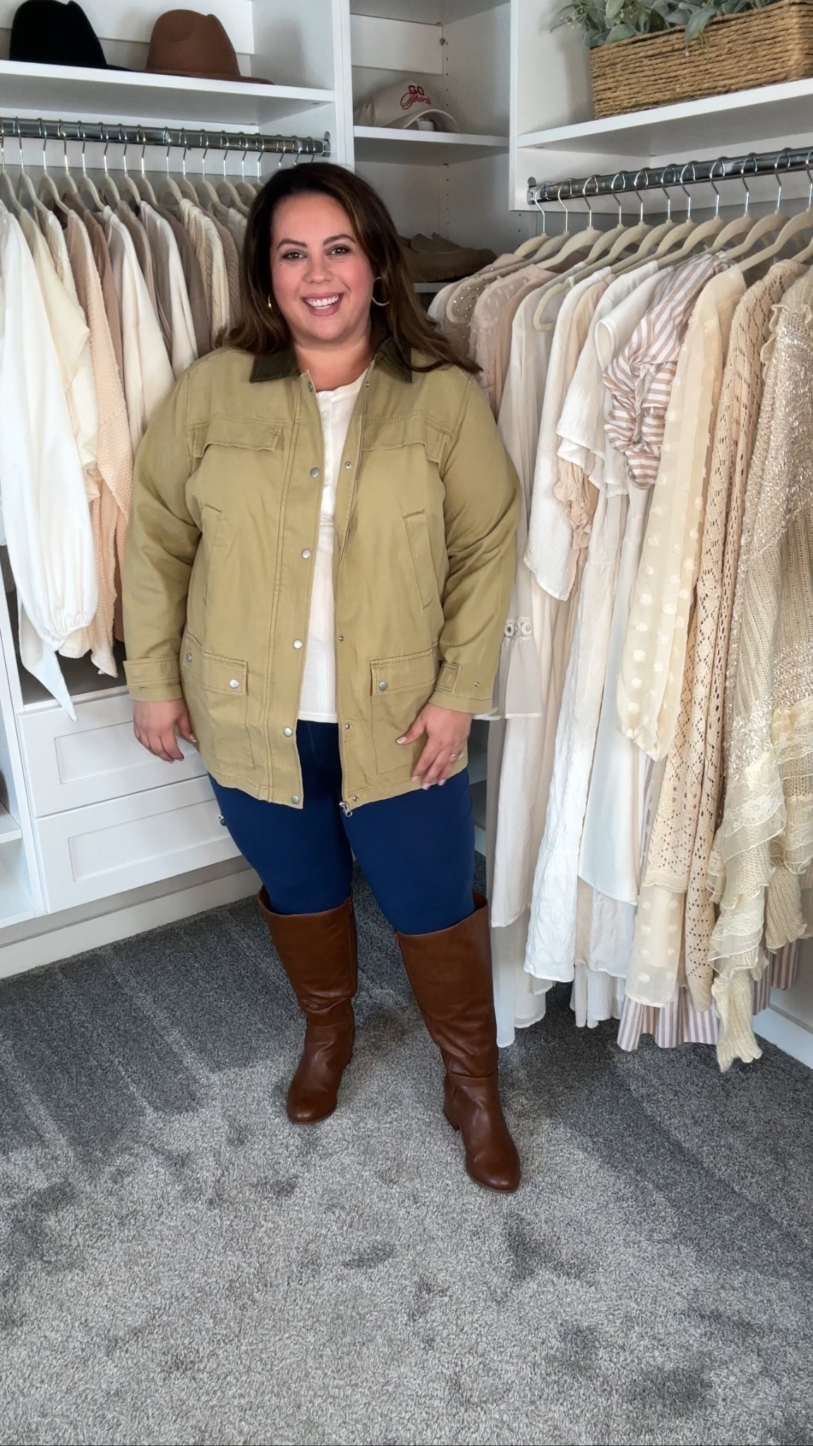 Classic preppy style - wearing 2x in all 

#LTKPlusSize #LTKFindsUnder50