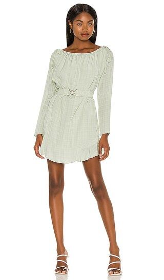 Alta Mini Dress in Sage | Revolve Clothing (Global)