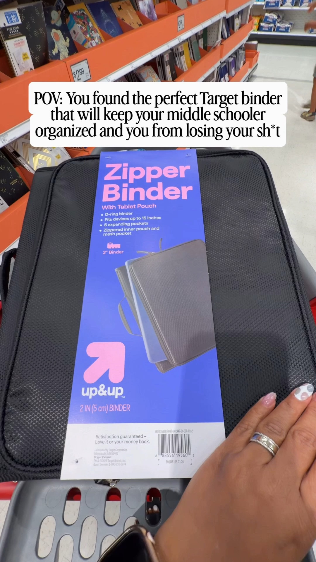 Keeping middle schoolers organized should be an Olympic sport.

My kid has to leave his backpack in his locker, and last year that was a challenge until we found an expandable folder to keep all his important papers in one place.

Then I came across this @target binder while back to school shopping, and now we're both excited because everything lives in one spot. Chromebook, supplies, folders, all of it.

As a professional organizer and a mom, I'm in love with this thing.

#LTKdayinmylife #LTKmomlife #LTKKids
