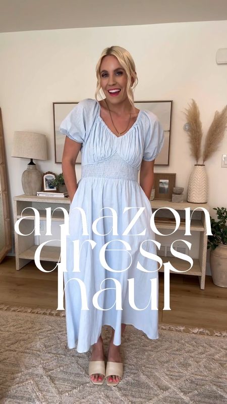 Amazon dresses that are perfect for spring and summer! Dress up with heels or down with sneakers and light enough that they aren’t too hot! I’ll share a full try on haul in stories too!! 

#LTKfindsunder50 #LTKsalealert #LTKstyletip