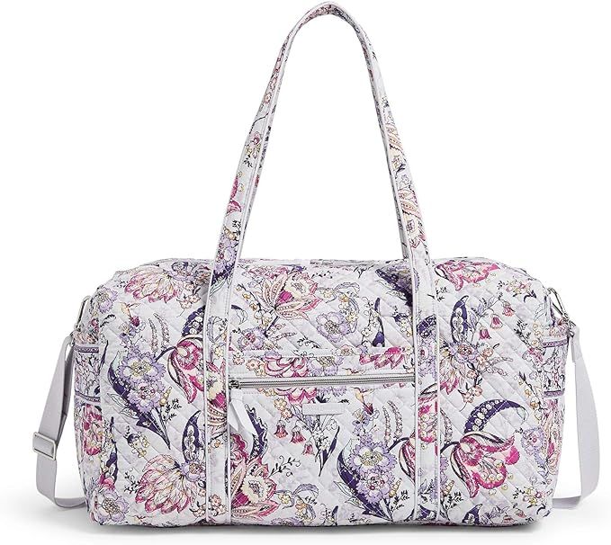 Vera Bradley Women's Signature Cotton Large Travel Duffel Bag | Amazon (US)