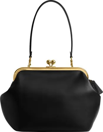 Kisslock Glovetanned Leather Frame Bag | Nordstrom