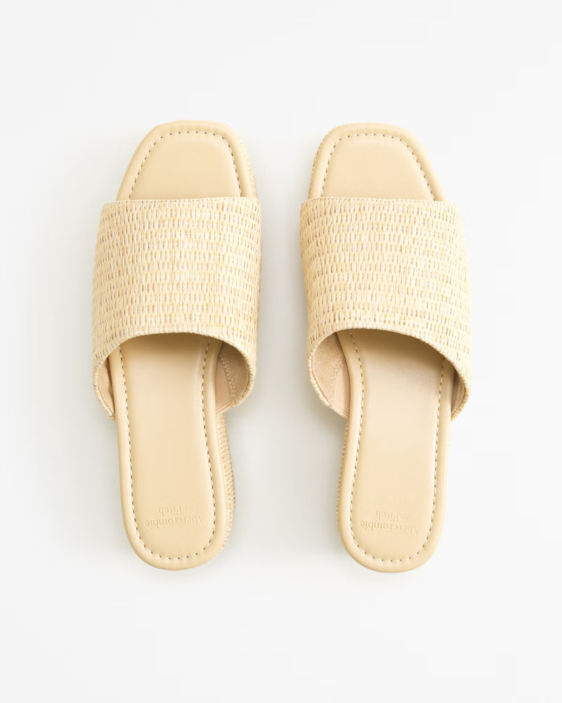 Women's Straw Platform Heels | Women's Shoes | Abercrombie.com | Abercrombie & Fitch (US)