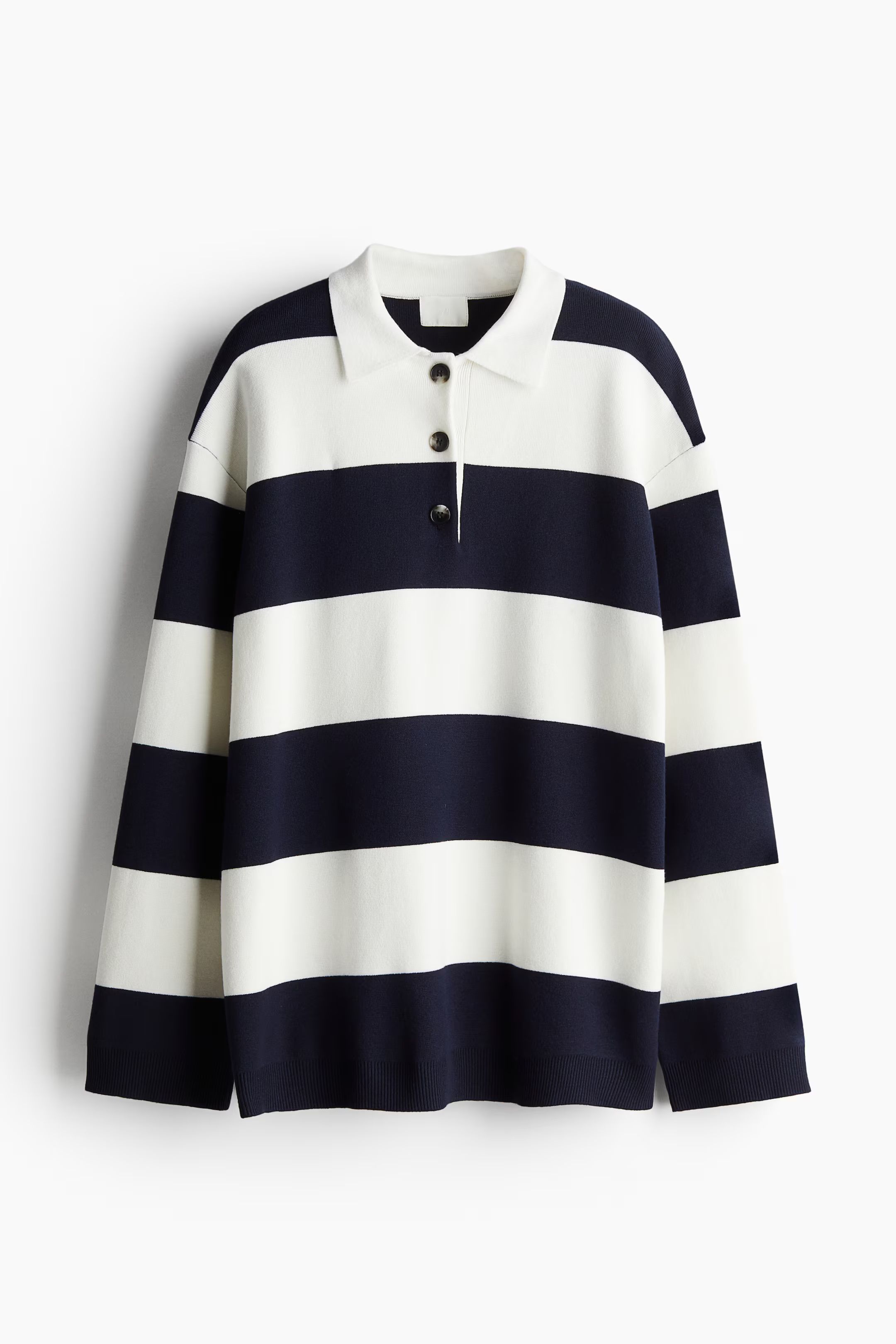 Fine-Knit Polo Sweater | H&M (US + CA)