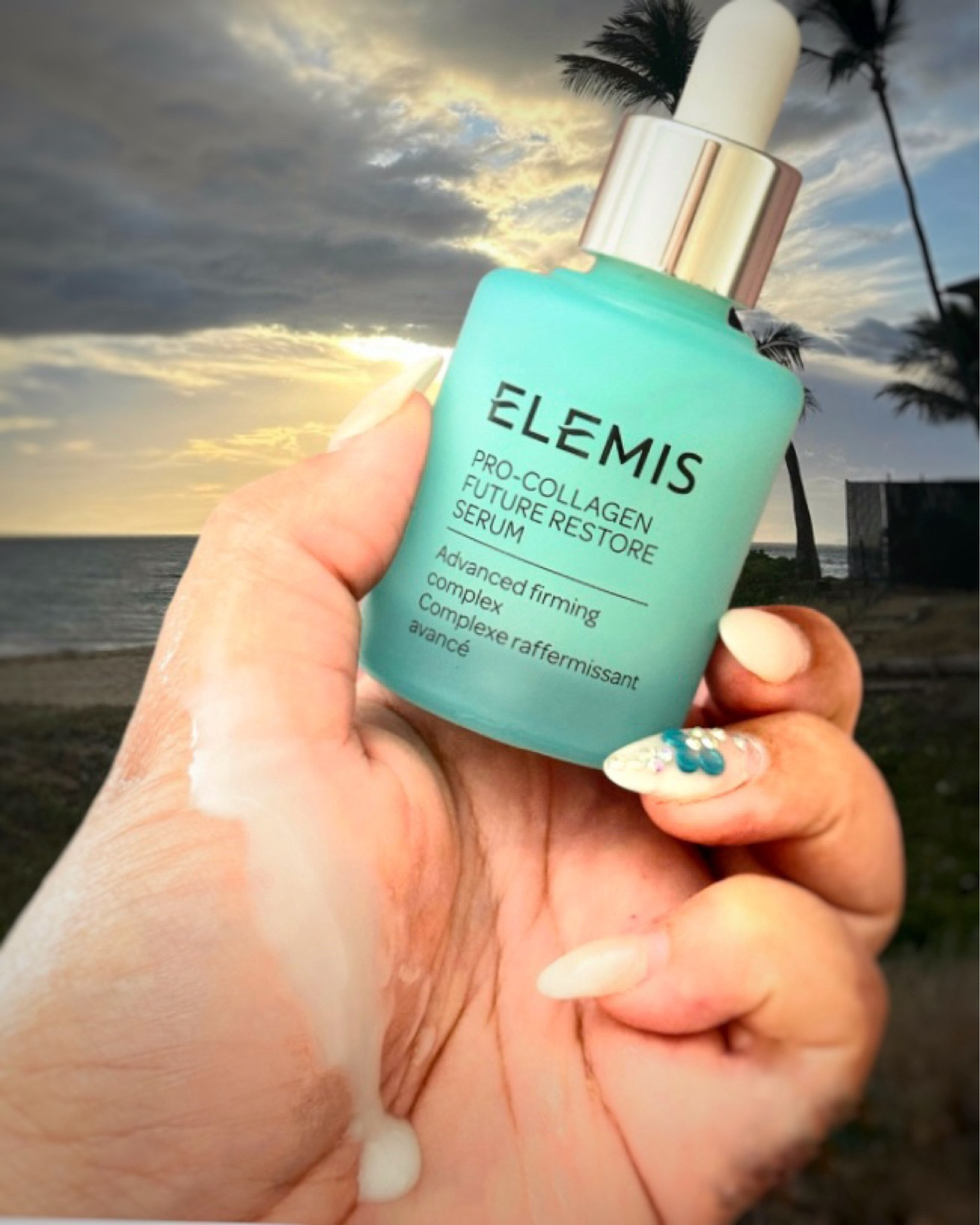 From our oceans to the lab,  a NEW SERUM has arrived at  ELEMIS.COM!

FIRMS, SMOOTHS, ILLUMINATES
with Pro-Collagen Future Restore Serum✨

Featuring an advanced Opal Skin Algae Complex, this NEW serum is clinically proven to increase firmness  up to 46% in just 4 days and target the effects of collagen decline on the skin with every drop.

💙💙💙I finally found a product that meets all the needs of my mature skin.  This advanced formula visibly firms my skin, reduces fine lines and wrinkles, and leaves my skin looking plump, smoother, and brighter. It's lightweight and easily absorbed, without any sticky residue. It's now one of my favorite Elemis products!  It's excellent!

Ingredients:
🌿World-First Opal Skin Algae Complex: A blend of three single-celled marine algae - including one exclusively discovered by ELEMIS - in an intelligent delivery system
🌿Padina Pavonica Ferment: A fermented version of our hero algae, known for its antioxidant, firming and hydrating benefit
🌿Marine Bacillus Ferment: A marine biotech ingredient known to energise cells and promote protein synthesis for a firmer appearance
🌿Marine Cellular Lipids: Extreme-environment microalgae, known to nourish and condition the skin for a healthy glow

#LTKBeauty #LTKSaleAlert