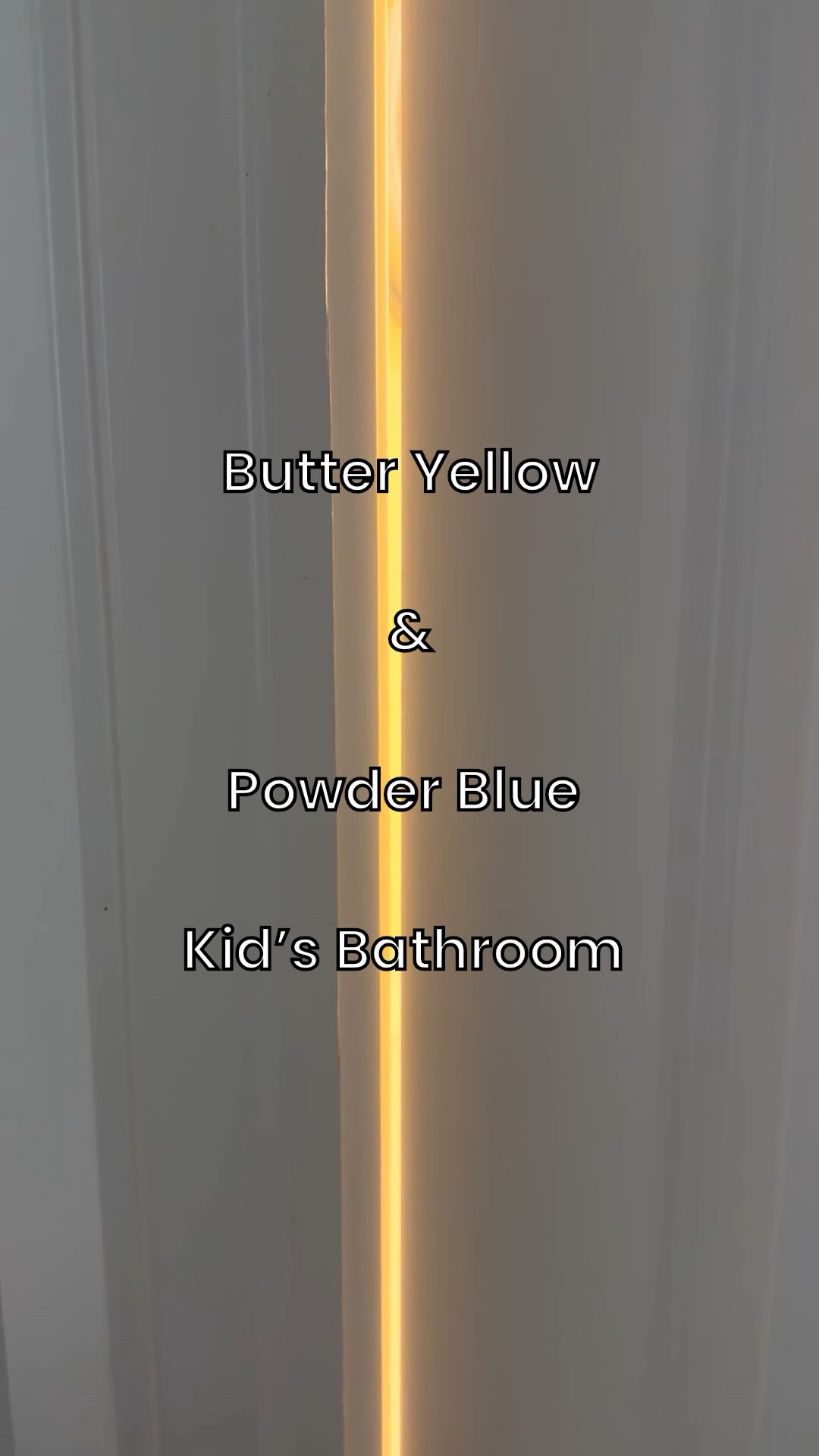 No sad beige kid’s rooms over here! We transformed our builder grade bathroom into a powder blue and butter yellow dream! We used Behr’s Butter Yellow and finished with powder blue accents. I linked similar vanities from Wayfair, our Hearth and Hand shower curtain, and similar patterned floor tiles— the soft gray would be so beautiful here too!

#LTKKids #LTKHome #LTKmomlife