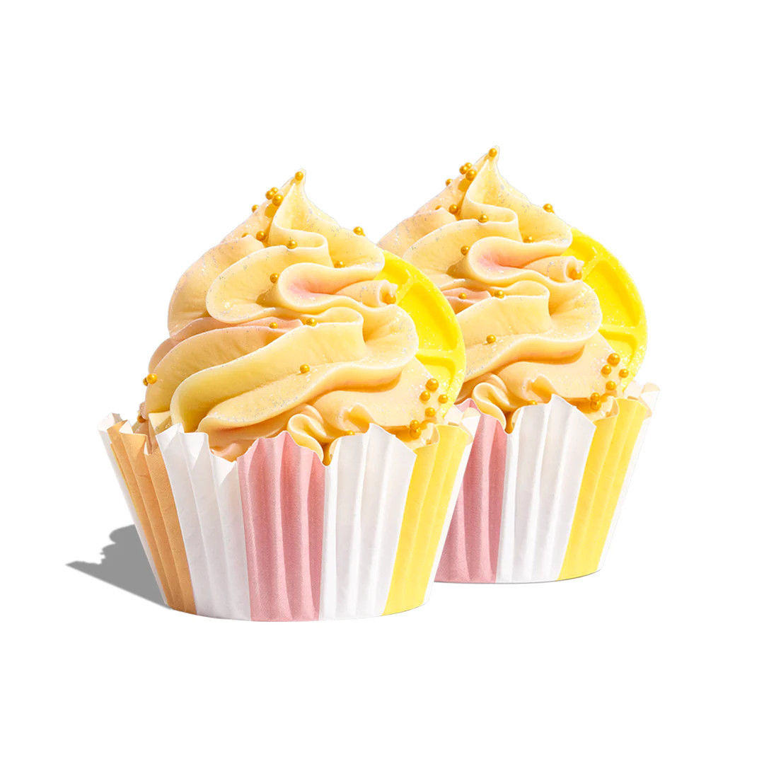 Lemon Squeeze Cupcake Soap Duo Set | Nectar Bath Treats