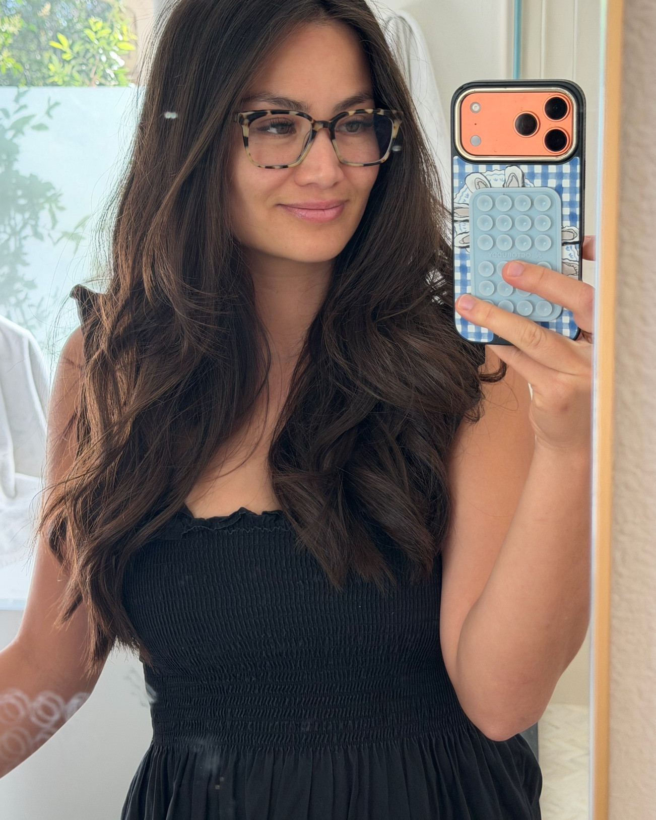 My favorite eyeglasses by Warby Parker, and wearing my everyday school drop off Dress by Quince

#LTKmomlife #LTKdayinmylife