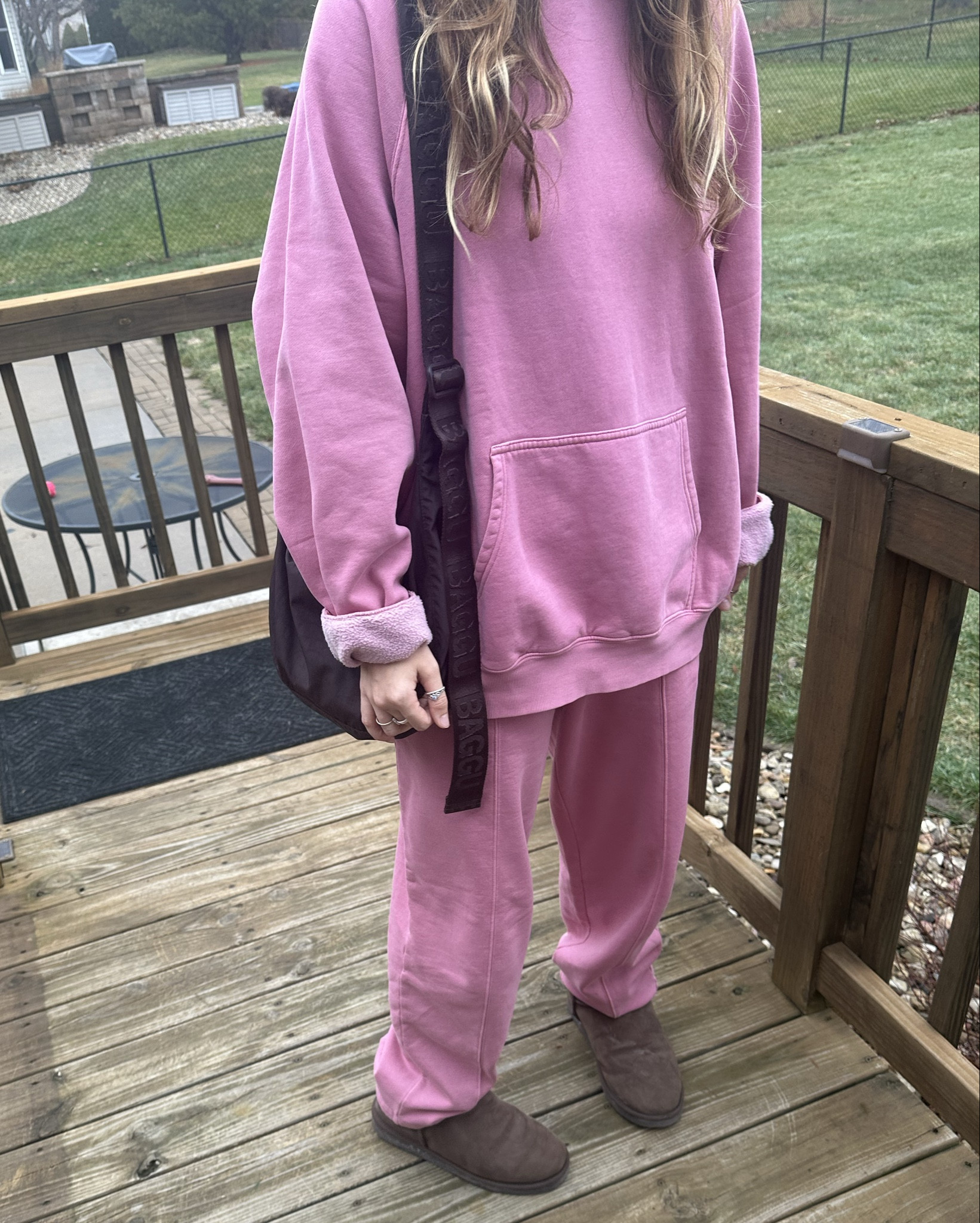 Sweatshirt is XL and pants are Small. 
Uggs are from the brand Since75 they’re the original UGG brand and I’m obsessed  

#LTKHoliday #LTKootd #LTKdayinmylife