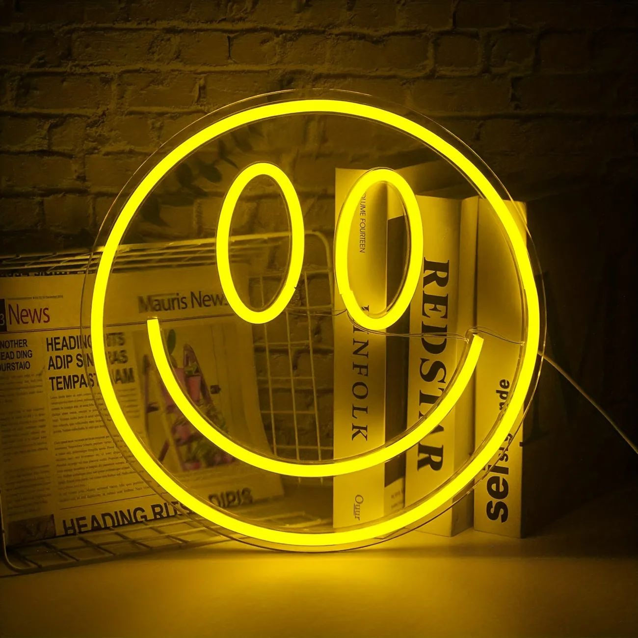 1pc Smile Face Neon Sign Led Neon Light Wall Decor Smiley Face Light Up Signs Usb Powered Yellow ... | Temu Affiliate Program