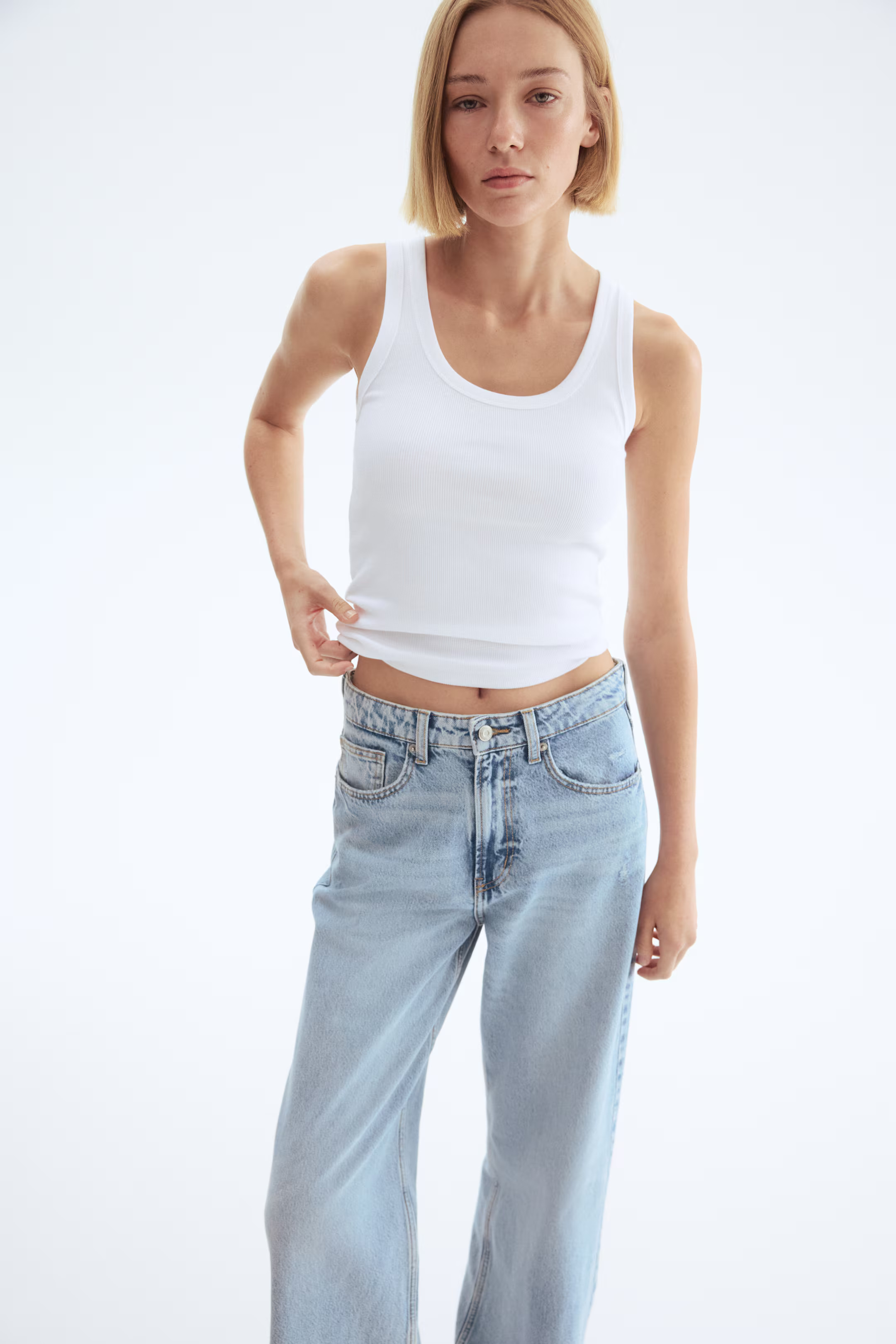 Wide High Jeans | H&M (US + CA)