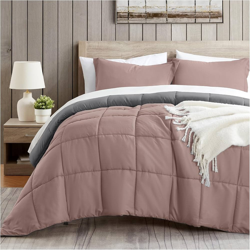 satisomnia Full Comforter Set Pink, Lightweight Comforters Full Size Bed, Soft Breathable Down Al... | Amazon (US)