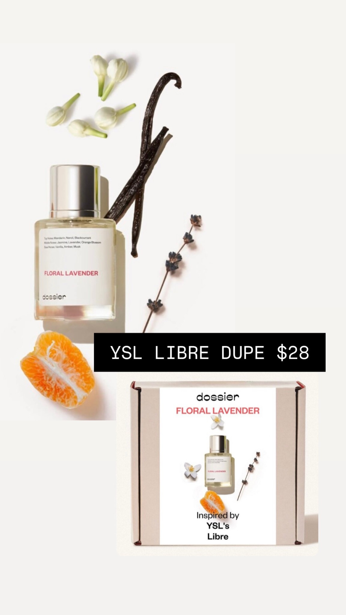 Dossier Floral Lavender 🧡🪻
YSL LIBRE DUPE $28 
Free shipping with CVS Extra Care + $2 rewards bucks

#LTKMothersDay #LTKBeauty #LTKSaleAlert